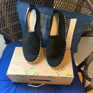 Ilse Jacobse  Black Flats Versatile Slip-On Loafers